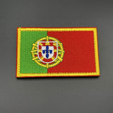 Portugal Flag Patch, Hook & Loop, 8cm | Task Outdoor