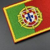 Portugal Flag Patch, Hook & Loop, 8cm | Task Outdoor