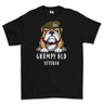 Grumpy Old PWO Own Regiment of Yorkshire Veteran Printed T-Shirt - Black