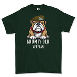 Grumpy Old PWO Own Regiment of Yorkshire Veteran Printed T-Shirt - Green