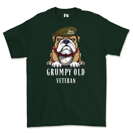 Grumpy Old PWO Own Regiment of Yorkshire Veteran Printed T-Shirt - Green