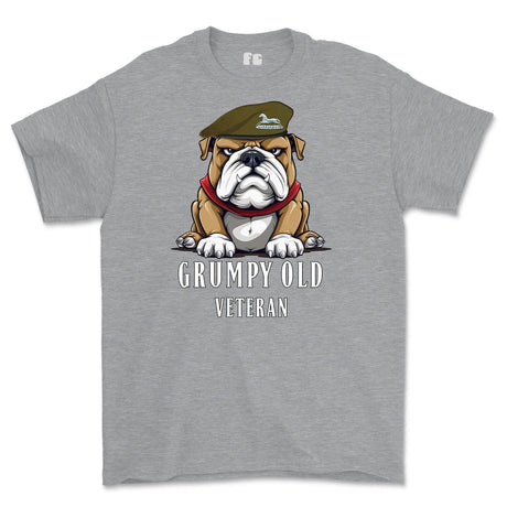 Grumpy Old PWO Own Regiment of Yorkshire Veteran Printed T-Shirt - Sports Grey