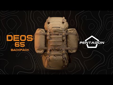 Pentagon Deos Rucksack 65L: Large MOLLE Tactical Bergen