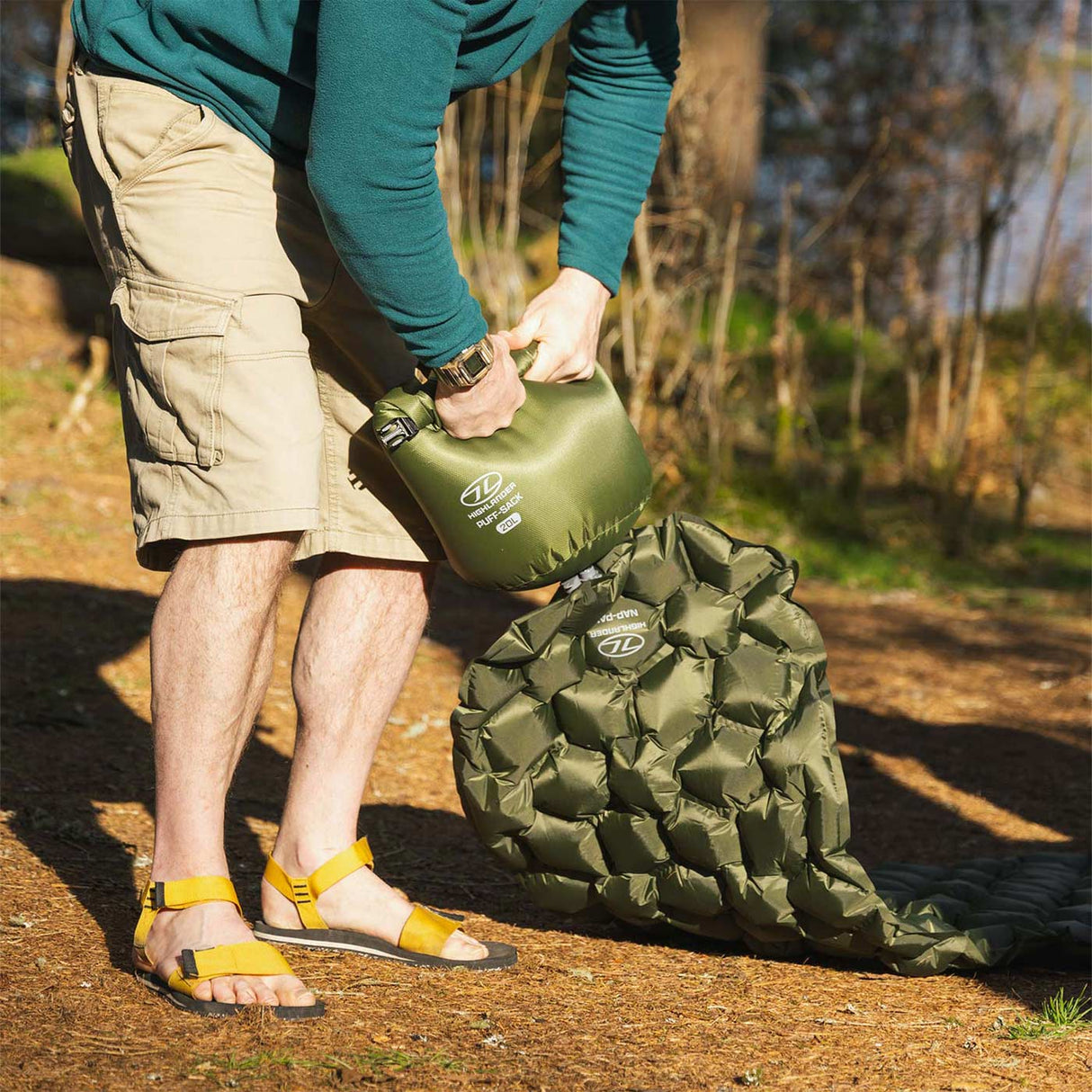 Highlander Puff Sack Inflation Dry Bag 20L | Task Outdoor