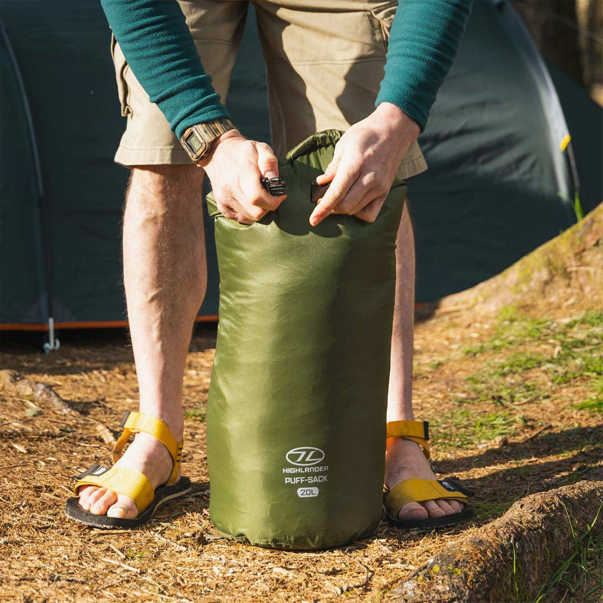 Highlander Puff Sack Inflation Dry Bag 20L | Task Outdoor