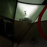 Kelty Wireless 2P Tent - Dill Black Forest interior night light pocket