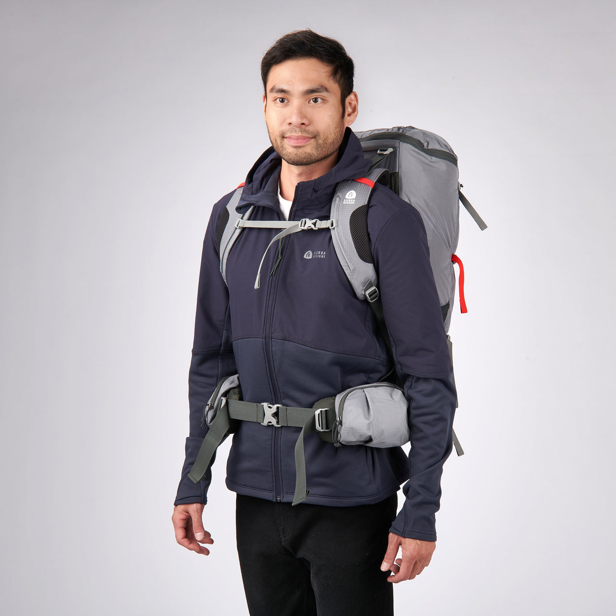 Sierra Designs Flex Trail 40-60 Rucksack - Wild Dove / Peat - view 9
