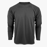 Mil-Tec Quick Dry Long Sleeve Mesh Base Layer Shirt Black | Task Outdoor