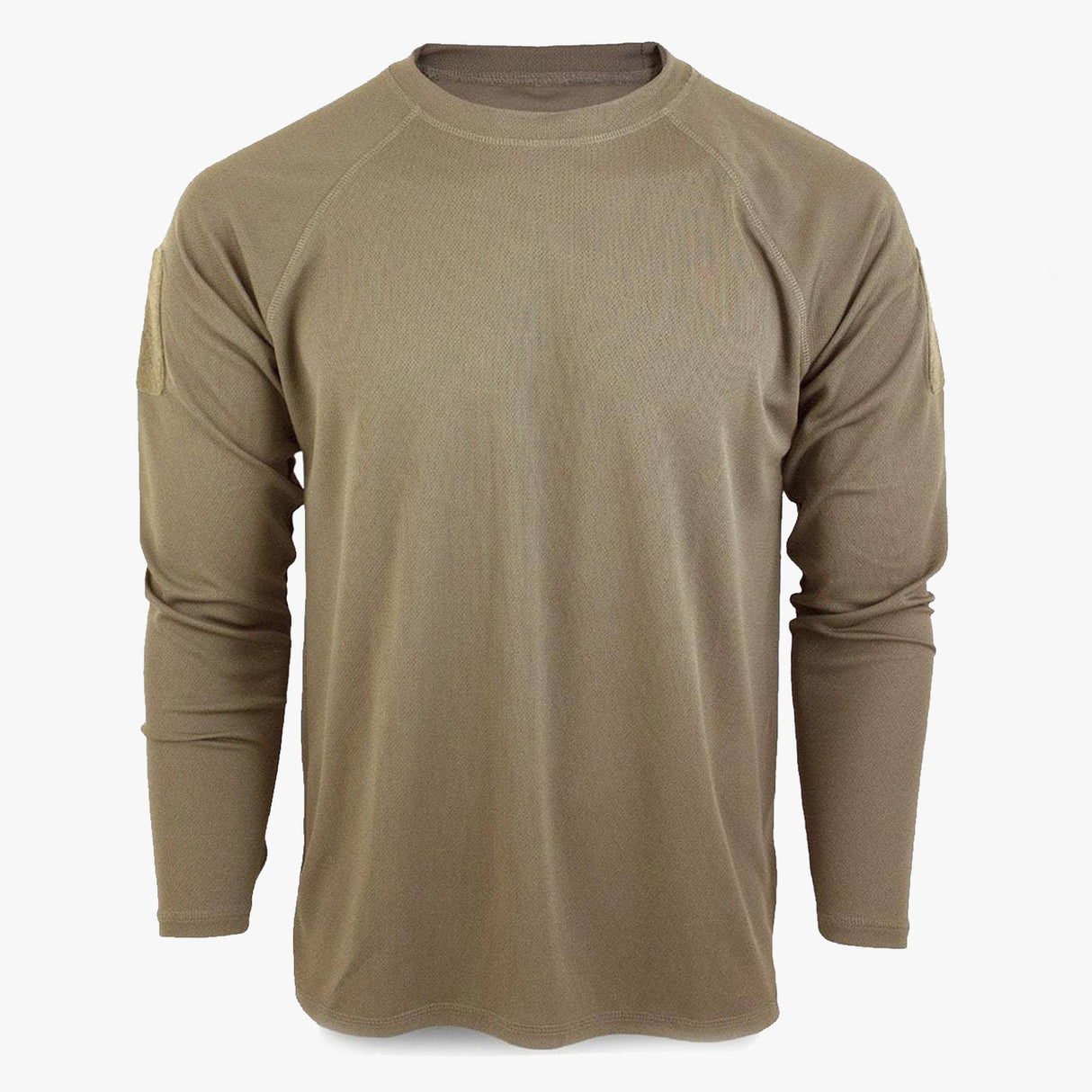 Mil-Tec Quick Dry Long Sleeve Mesh Base Layer Shirt Coyote | Task Outdoor