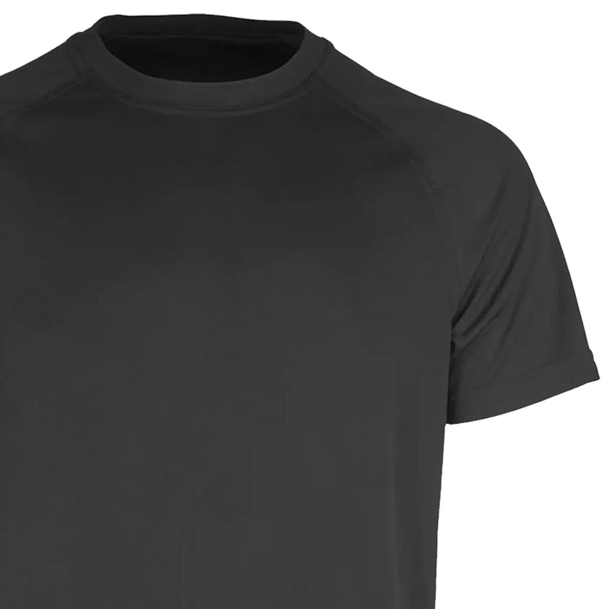 Highlander Quick Dry Short Sleeve T-Shirt Black | Task Outdoor