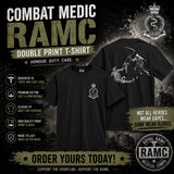 Combat Medic RAMC Double Print T-Shirt - Design