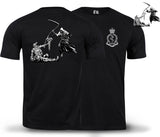 Combat Medic RAMC Double Print T-Shirt - Black