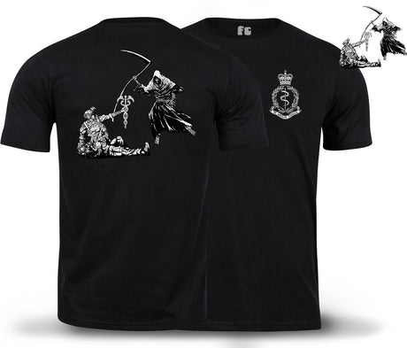 Combat Medic RAMC Double Print T-Shirt - Black