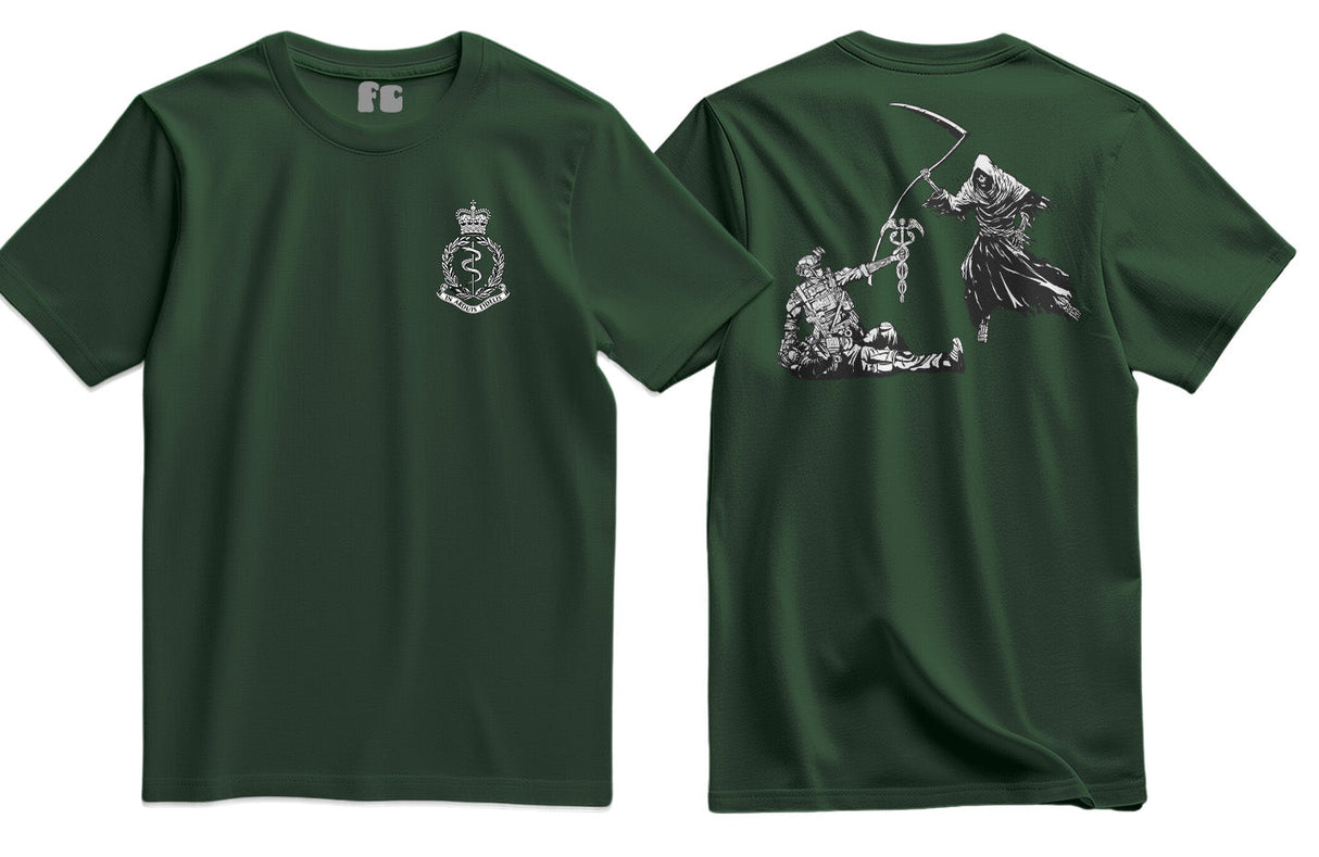 Combat Medic RAMC Double Print T-Shirt - Green