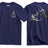 Combat Medic RAMC Double Print T-Shirt - Navy Blue