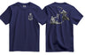 Combat Medic RAMC Double Print T-Shirt - Navy Blue