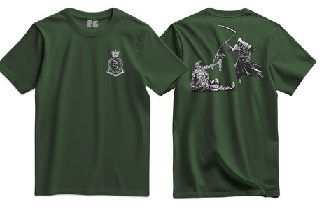 Combat Medic RAMC Double Print T-Shirt - Olive Green
