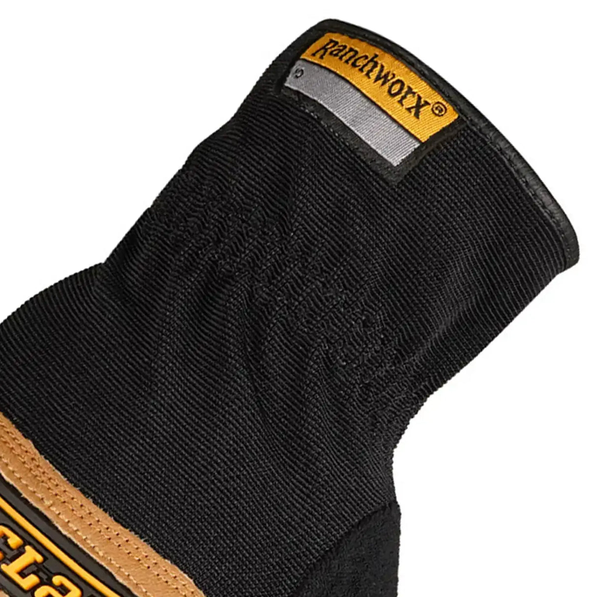 Ironclad Ranchworx Gloves cuff on white background