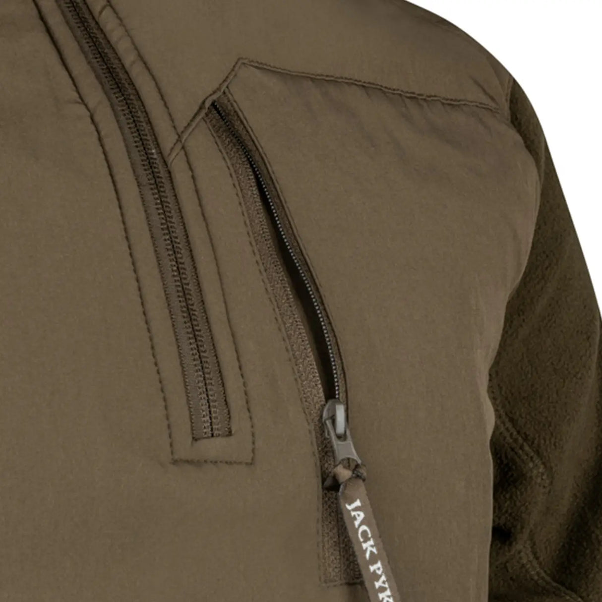 Jack Pyke Rannock Fleece Pullover Dark Olive | Task Outdoor