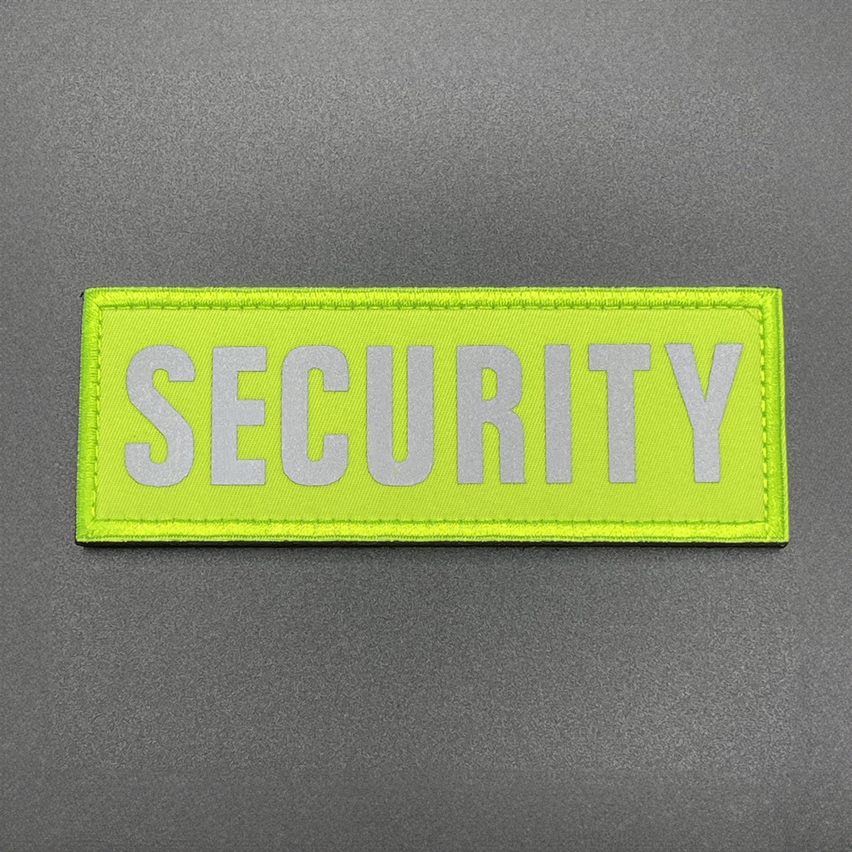 Security Dog Harness Patch Hi Vis Yellow, Hook & Loop, 11cm | Task Outdoor