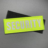 Security Dog Harness Patch Hi Vis Yellow, Hook & Loop, 11cm | Task Outdoor