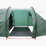 Highlander Respite 2 Person Extended Tent close up of door