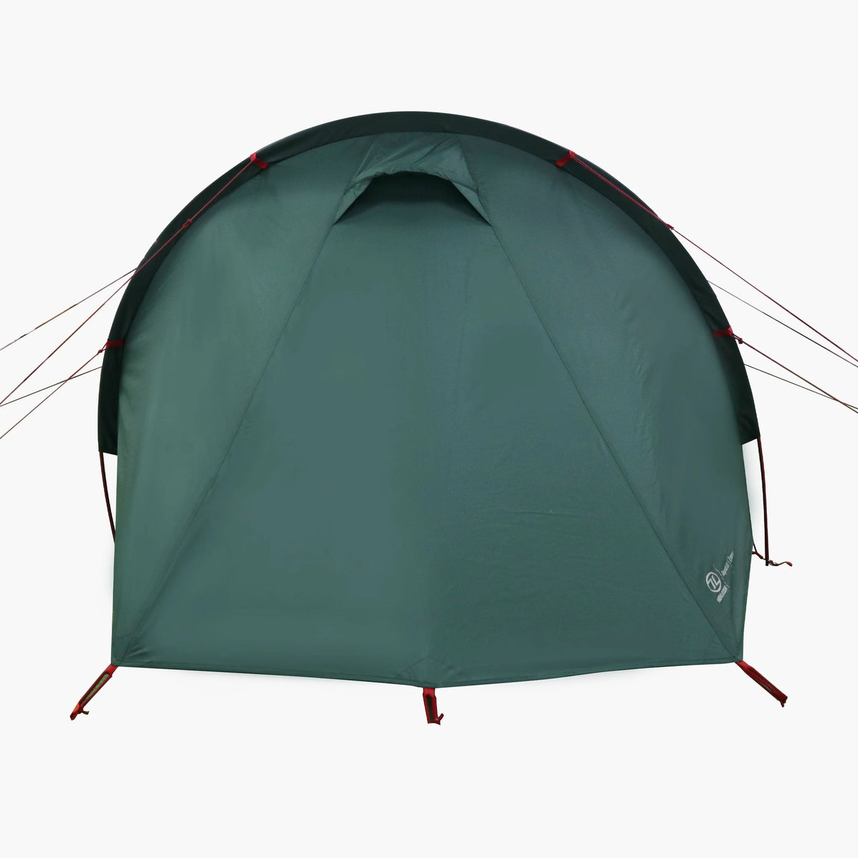 Highlander Respite 2 Person Extended Tent from the front back on white background