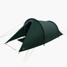 Highlander Respite 2 Person Tunnel Tent - Green side profile