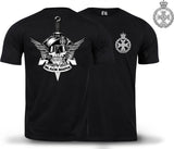 Royal Green Jackets Black Mafia Double Print T-Shirt - Black (alternate view)
