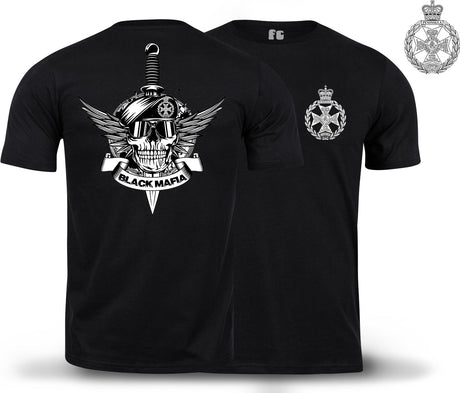 Royal Green Jackets Black Mafia Double Print T-Shirt - Black (alternate view)