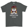 Grumpy Old 7 PARA Royal Horse Artillery Veteran Printed T-Shirt - Charcoal