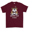 Grumpy Old 7 PARA Royal Horse Artillery Veteran Printed T-Shirt - Maroon