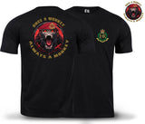 RMP Once a Monkey Double Print T-Shirt - Black
