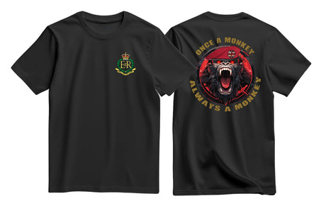 RMP Once a Monkey Double Print T-Shirt - Black (alternate view)