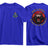 RMP Once a Monkey Double Print T-Shirt - Royal Blue