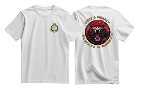 RMP Once a Monkey Double Print T-Shirt - White