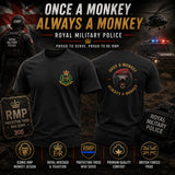 RMP Once a Monkey Double Print T-Shirt - Design
