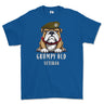 Grumpy Old Royal Anglian Veteran Printed T-Shirt - Royal Blue