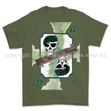 Royal Marines 0.1% Front Printed T-Shirt - Military Green/Olive