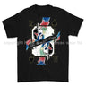 Royal Marines Sparta Playing Card Art Front Printed T-Shirt - Black