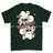 Royal Navy White Mafia Chef Playing Card Art Front Printed T-Shirt - Commando Green