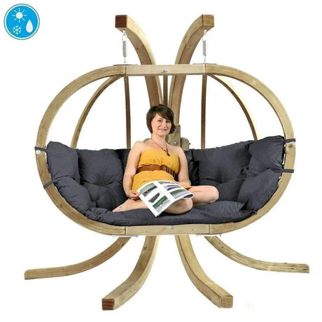 Amazonas Globo Royal Double Hanging Egg Chair Set