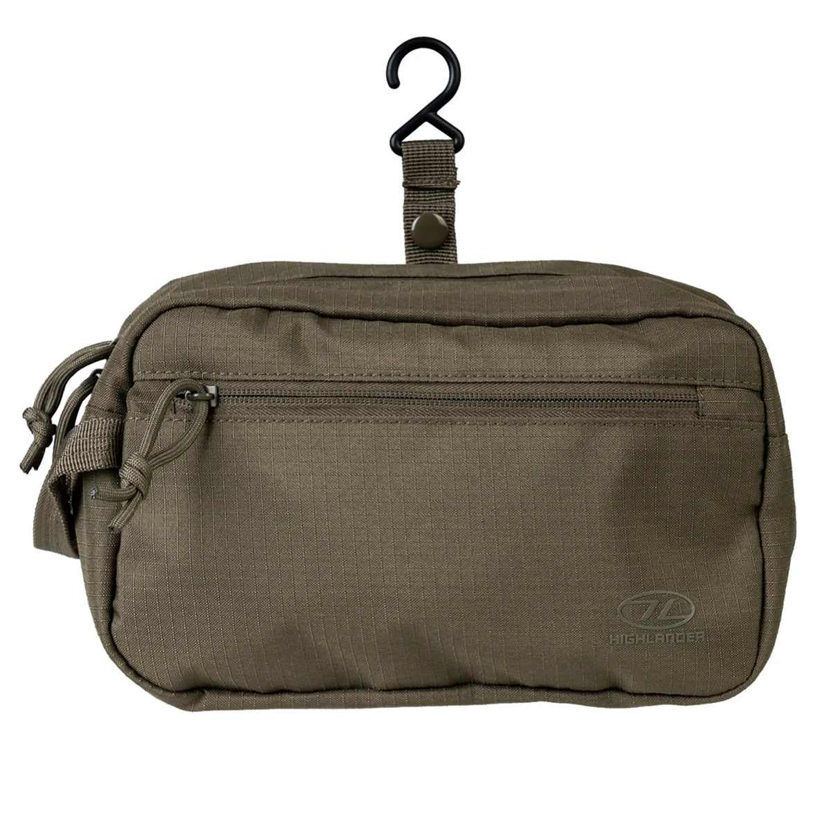 Highlander Sancho Toiletry Bag in ranger green front on white background