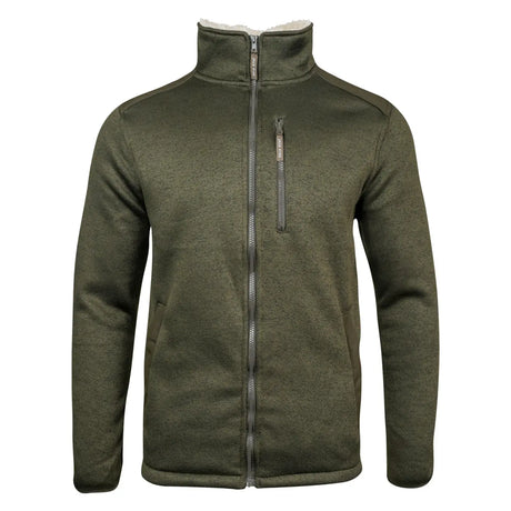 Jack Pyke Scandinavian Fleece Jacket Dark Olive Front | Task Outdoor