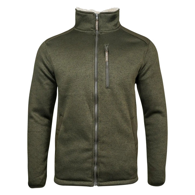 Jack Pyke Scandinavian Fleece Jacket Dark Olive Front | Task Outdoor
