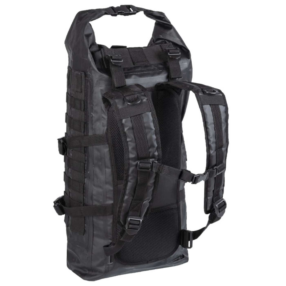 Mil-Tec Seals Drybag Tactical Waterproof Backpack 35L Black | Task Outdoor