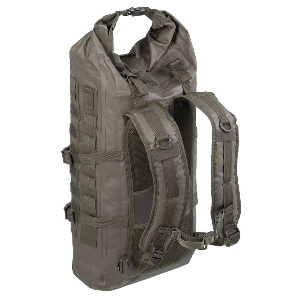 Mil-Tec Seals Drybag Tactical Waterproof Backpack 35L Olive | Task Outdoor