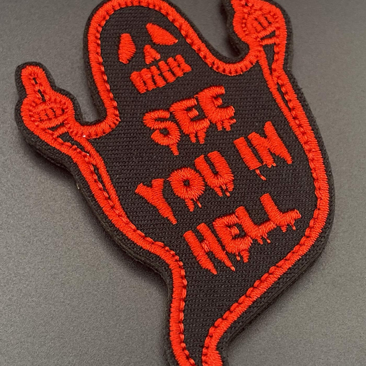 See You in Hell Patch, Hook & Loop, 8cm | Task Outdoor