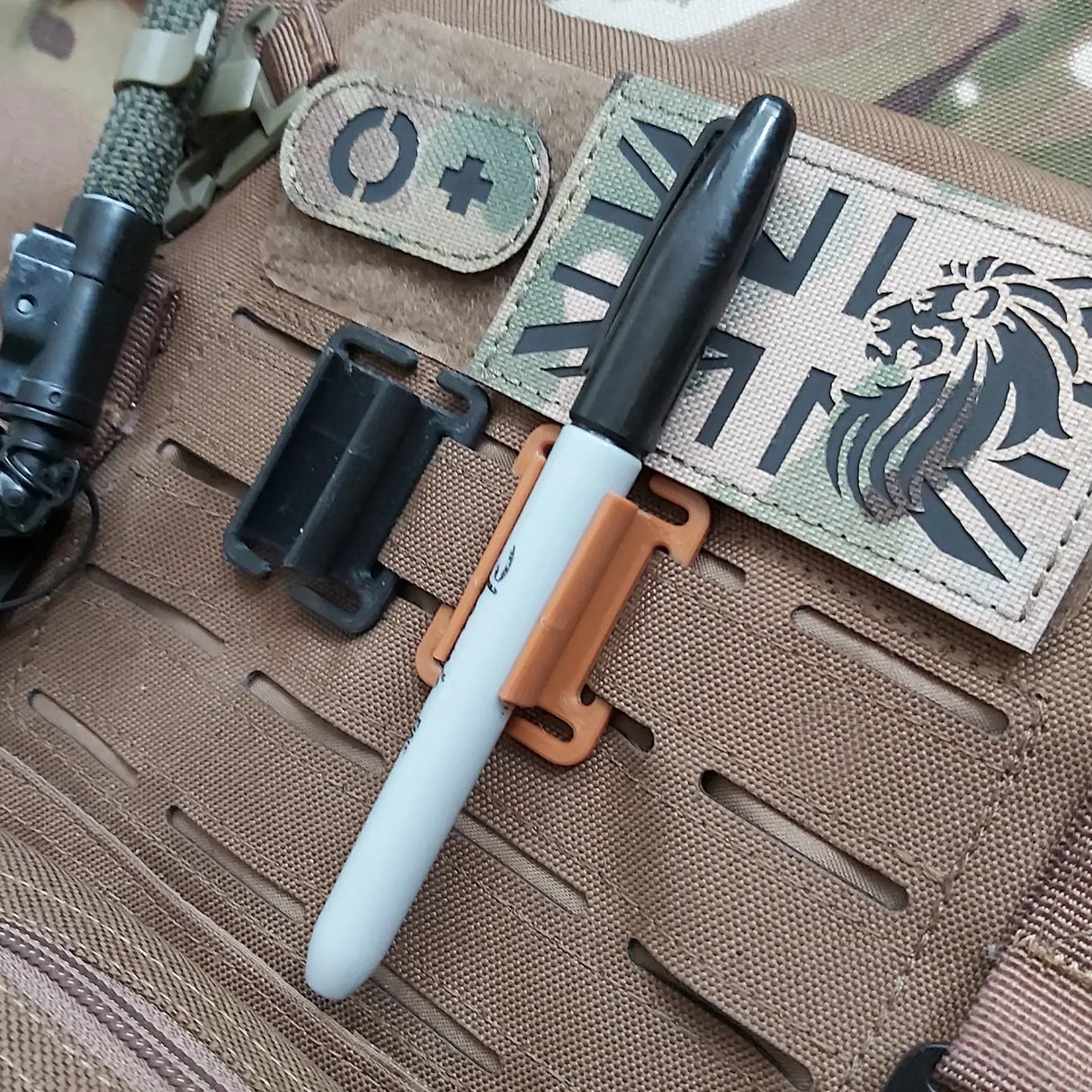 Task Tactical MOLLE Pen Holder Clip (Fits Sharpie) | Task Outdoor