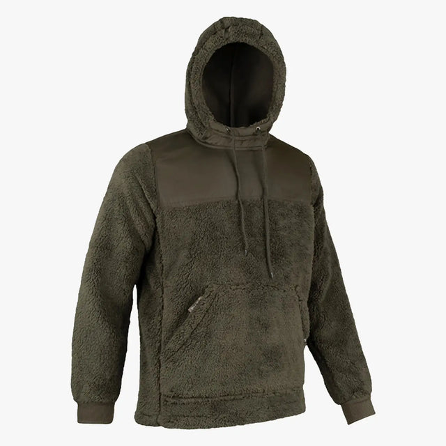 Jack Pyke Sherpa Fleece Hoodie Gen2 Dark Olive | Task Outdoor